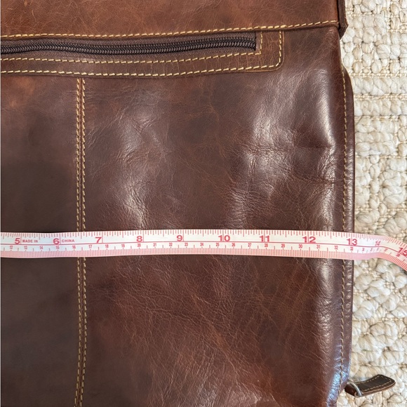 Jack Georges Leather Crossbody Bag NWOT - Picture 6 of 7